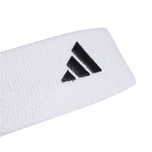 adidas Headband #23 - moisture-absorbing, embroidered logo - white Juniors/Children - 1 piece